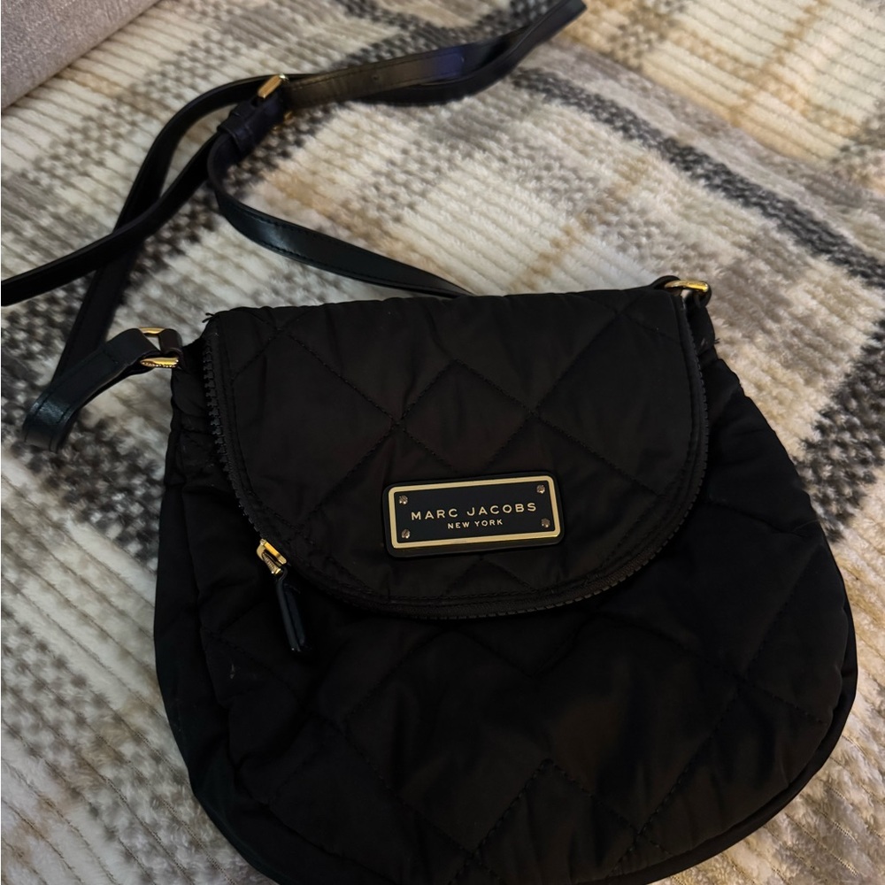 Marc Jacobs Quilted Black Crossbody Bag